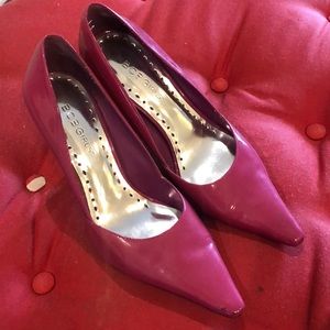 BCBGirls size 6.5 patent leather heels